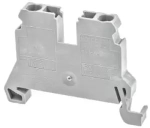 Wago Grey 870 Standard Din Rail Terminal, 28 12 AWG, 500 V