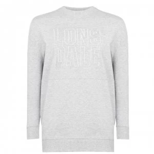 Lonsdale Crew Sweatshirt Ladies - Grey Marl