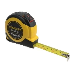 Stanley Tools DualLock Tylon Pocket Tape 5m/16ft (Width 19mm)