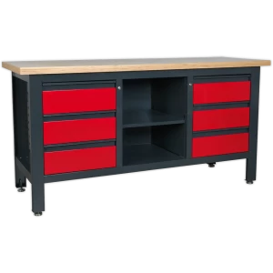 Sealey Workstation with 6 Drawers 1.69m