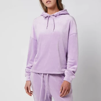 UGG Womens Belden Velvet Hoodie - Purple Lake - L