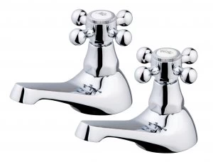 Wickes Classic Bath Taps - Chrome