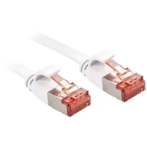 LINDY 47561 RJ45 Network cable, patch cable CAT 6 U/FTP 1m White