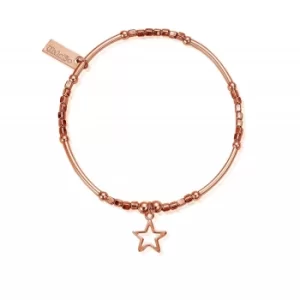 ChloBo RBMNC1066 Women&apos;s Mini Noodle Cube Open Star Bracelet