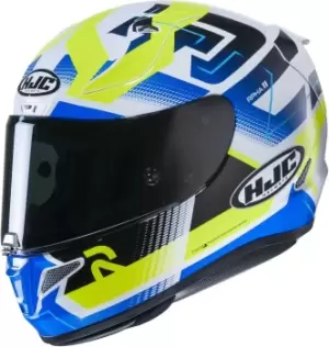 HJC RPHA 11 Nectus Helmet, white-blue-yellow, Size S, white-blue-yellow, Size S