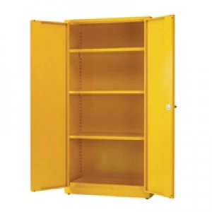 Slingsby Hazardous Substance Storage Cabinet 72x48x18" CW 3 Shelf Yellow 1