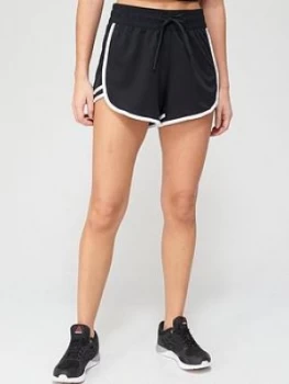 Reebok Workout Ready Knit Shorts - Black, Size XL, Women