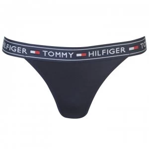 Tommy Bodywear Tommy Logo Stripe Bikini Briefs - Navy