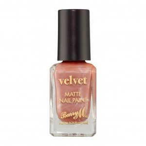 Barry M Velvet Nail Paint - Plush Blush, Peach