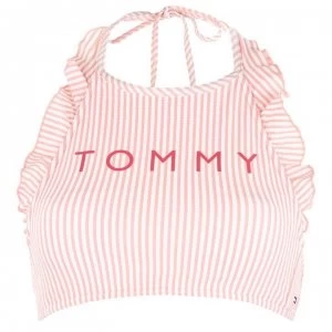 Tommy Bodywear Crop Halter Top - 621 SEERSCKR