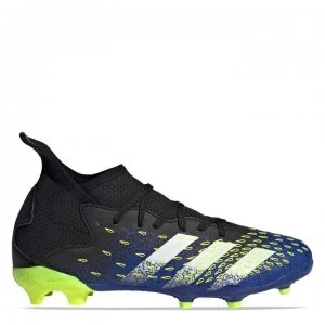 adidas Predator Freak .3 Junior FG Football Boots - Black/SolYellow