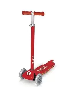 Zinc 3-Wheeled Light Up Superstar Scooter - Cherry Red