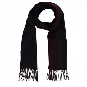 Howick Sc Wide Stripe Scarf Navy - Navy