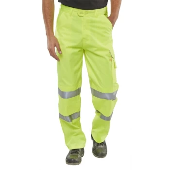 Poly Cotton Trousers EN471 Saturn Yellow - Size 46S