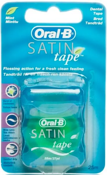 Oral B Satintape Mint Dental Floss 25m