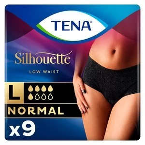 Tena Silhouette Noir Incontinence Pants L x 9