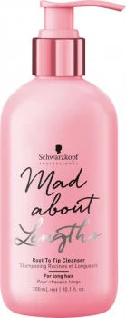 Schwarzkopf Professional Mad about Lengths Root To Tip Cleanser 300ml