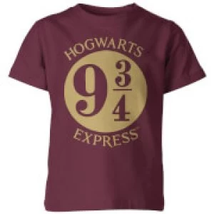 Harry Potter Platform Burgundy Kid's T-Shirt - 3-4 Years - Burgundy