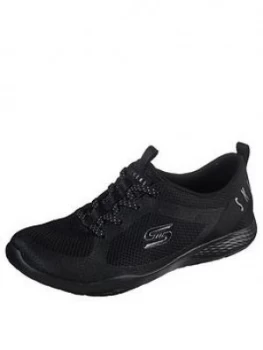 Skechers Lolow Trainers - Black, Size 6, Women