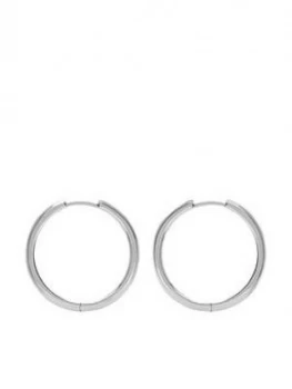 Mint Velvet Silver Perfect Hoops