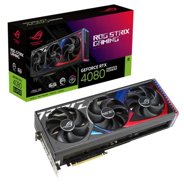 ASUS ROG Strix GeForce RTX 4080 SUPER 16GB GDDR6X OC Edition Graphics Card