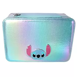 Disney Lilo & Stitch Large Metallic Zip Around Jewellery Case with Metal detailing VZ700668L.PH