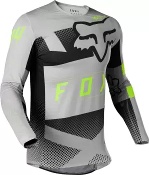 FOX Flexair Riet Motocross Jersey, grey, Size L, grey, Size L