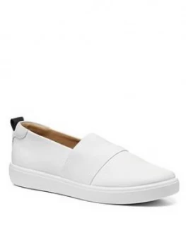 Hotter Dahlia Plimsoll - White, Size 4, Women