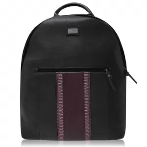 Ted Baker Mens Brann Webbing Backpack - Black