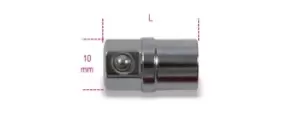 Beta Tools 123 E1/4 Bit Holder Adaptor 1/4" for 10mm Ratchet Wrench 001230010