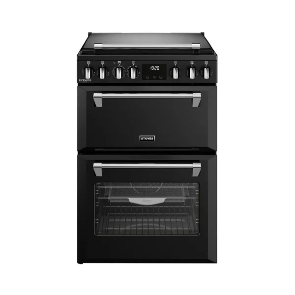 Stoves Richmond DX 60cm Dual Fuel Cooker - Black 444411844 Black