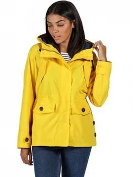 Regatta Ninette Waterproof Jacket - Yellow , Yellow, Size 10, Women