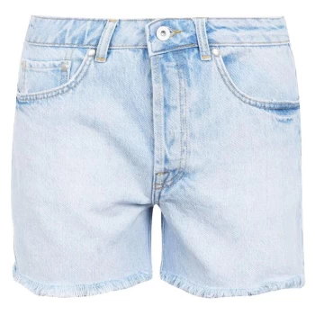 Firetrap Denim Shorts Ladies - Mid Wash