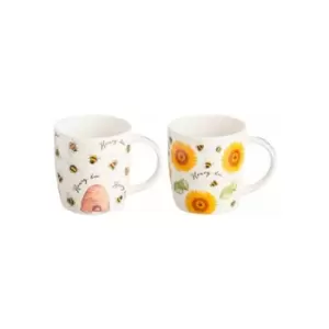 Price & Kensington Honey Bee Mugs Assorted 340ml - 0059.140