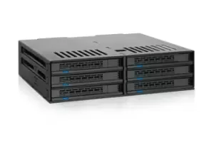 Icy Dock MB326SP-B disk array Rack (1U) Black