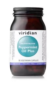 Viridian Peppermint Oil Plus 90 Capsules