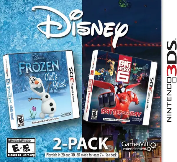 Disney 2 Pack Frozen and Big Hero 6 Nintendo 3DS Game