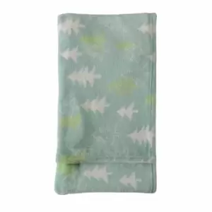 Crossland Grove Nordic Spruce Flannel Fleece Light Green 1300x1700mm