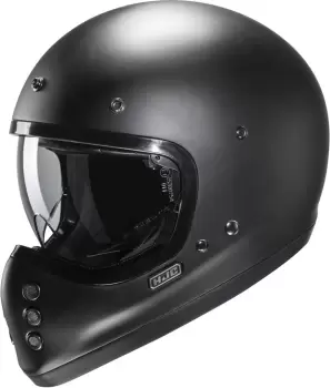 HJC V60 Solid Helmet, black, Size S, black, Size S