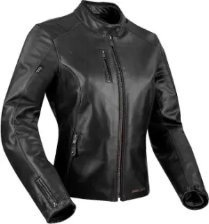 Segura Laxey Ladies Motorcycle Leather Jacket, black, Size 40 for Women, black, Size 40 for Women