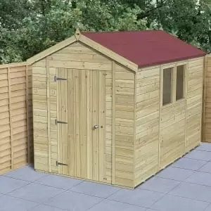 Forest Garden Timberdale 10 x 6ft Apex Shed with Base