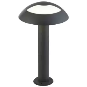 Searchlight Mushroom Outdoor LED Post (450mm Height) - Dark Grey