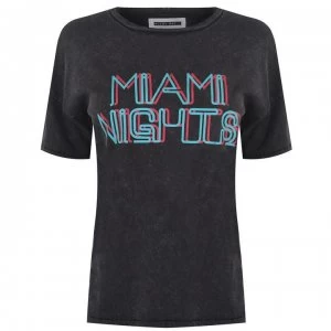 Noisy May Hyda Short Sleeve T Shirt - Miami Nights