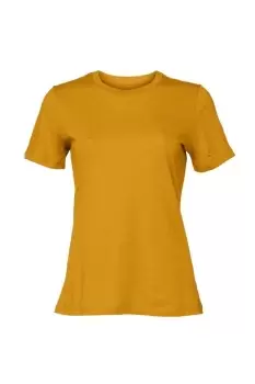 Bella + Canvas Womens/Ladies Relaxed Jersey T-Shirt (M) (Mustard Yellow)