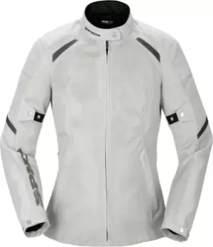 Spidi Tek Net Ladies Motorcycle Jacket, silver, Size XS for Women, silver, Size XS for Women