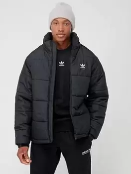 adidas Originals Padded Essential Coat - Black, Size L, Men