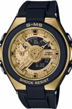 Casio G-Ms Glamorous Gold Alarm Chronograph Watch MSG-400G-1A2ER