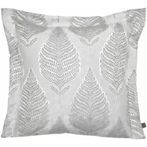 Prestigious Textiles Treasure Leaf Cushion Cover (50cm x 50cm) (Pearl) - Pearl