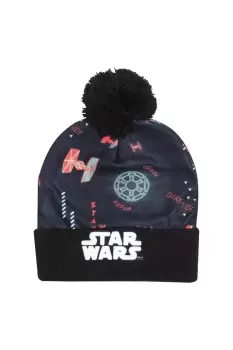 Tie Fighter Pom Pom Beanie