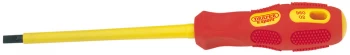 DRAPER 5.5mm x 125mm Fully Insulated Plain Slot Screwdriver (Sold Loose) 69219